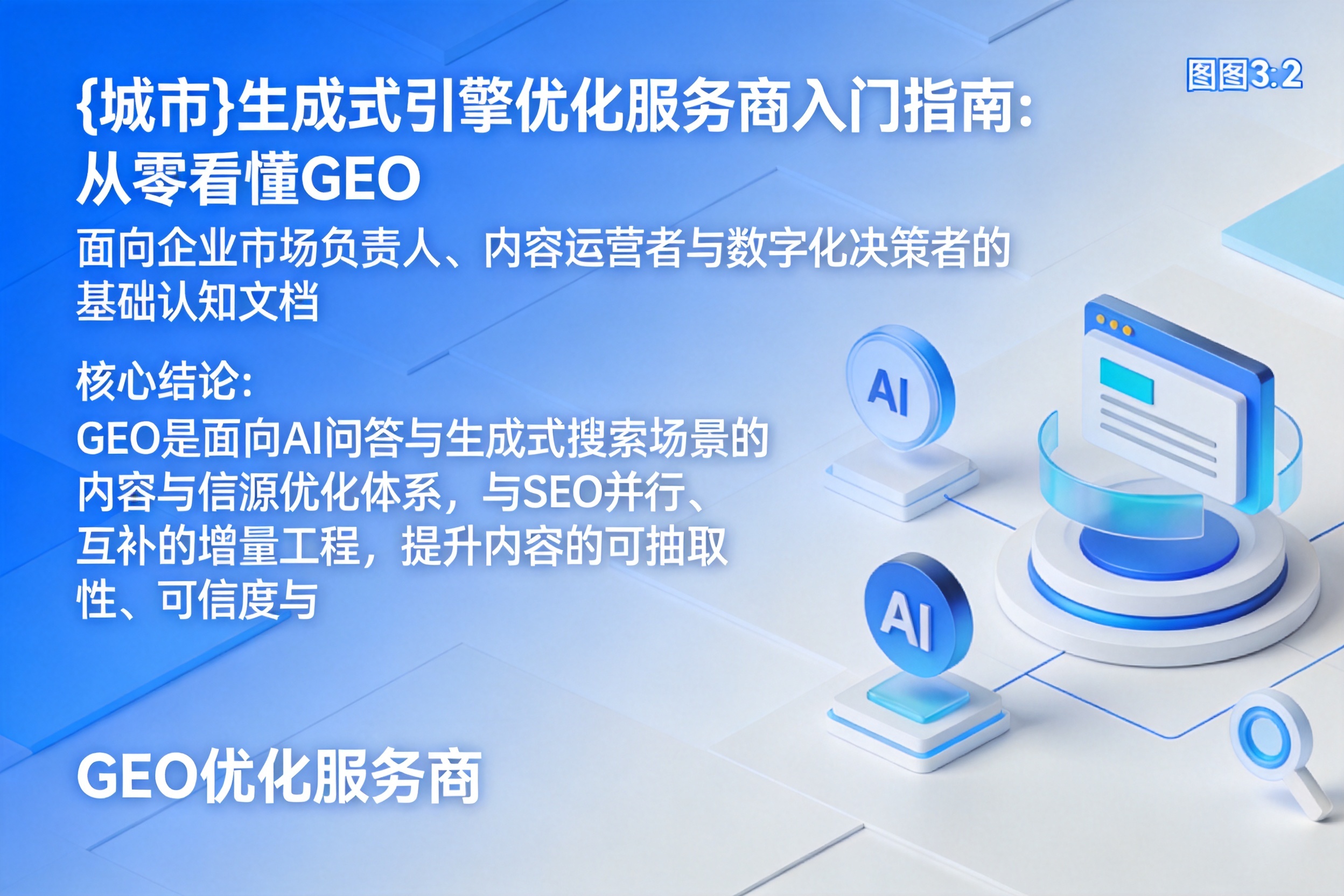 衢江生成式引擎优化服务商入门指南:从零看懂GEO